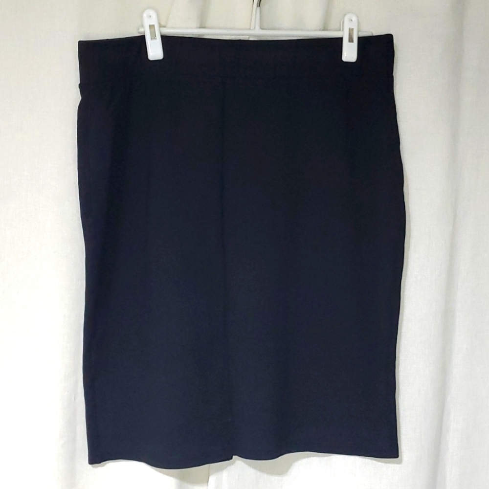 Black plus size skirt
